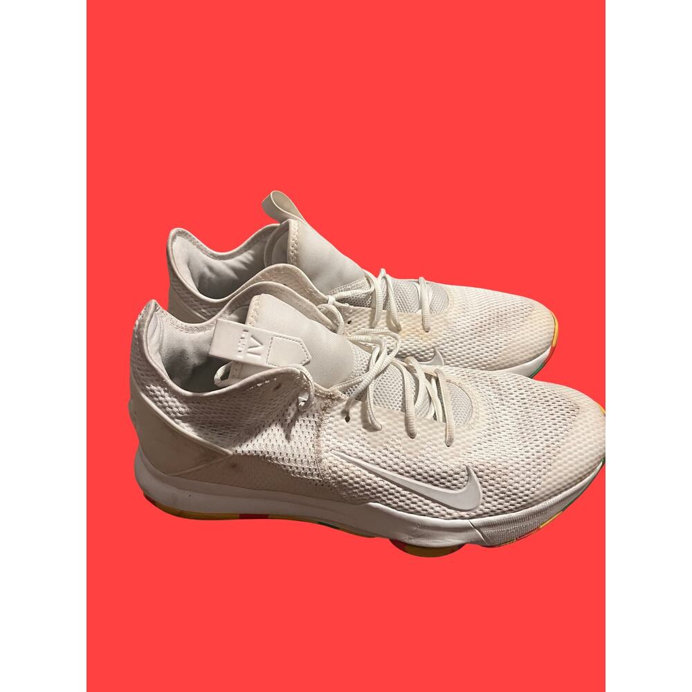 Nike LeBron Witness 4 White Multi Camo BV7427-102 Men’s Size 16 Basketball